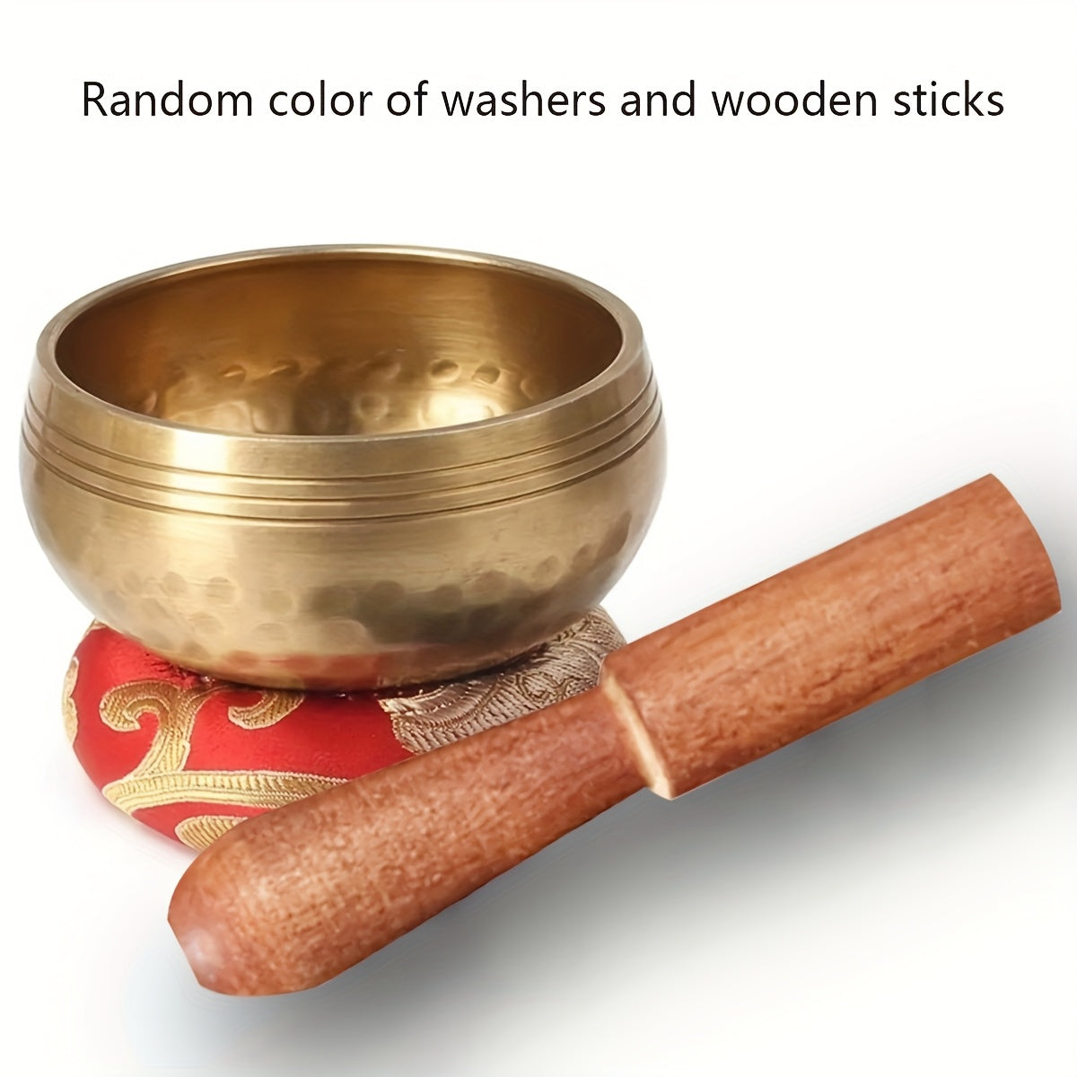 8.0 cm Black Tibetan Singing Bowl Set with Mallet – Handcrafted Metal