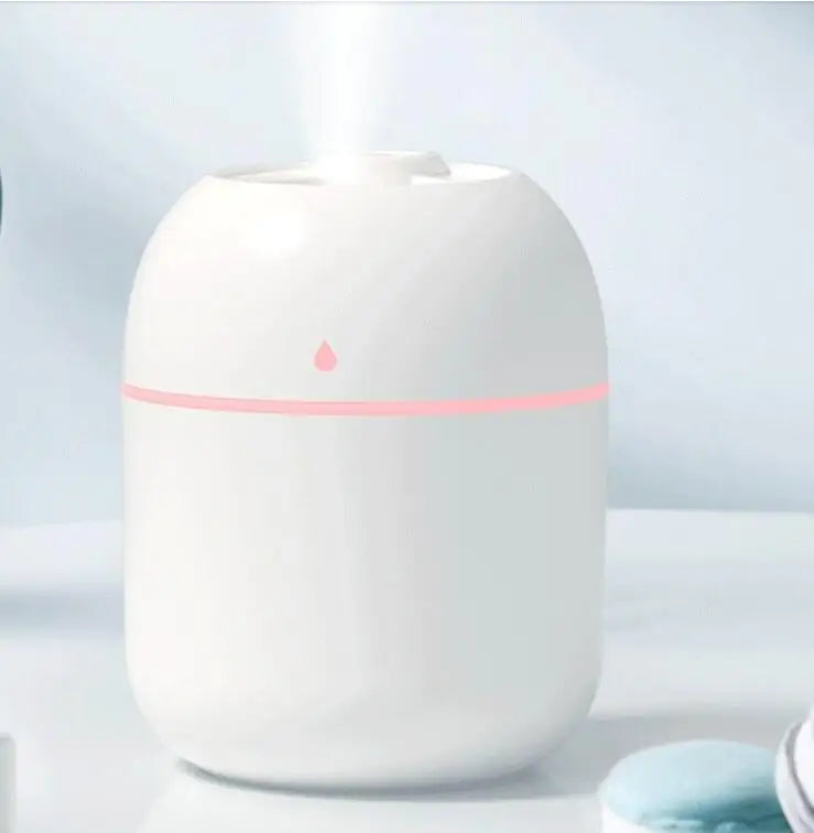 250ML USB Mini Air Humidifier & Essential Oil Diffuser with LED Light