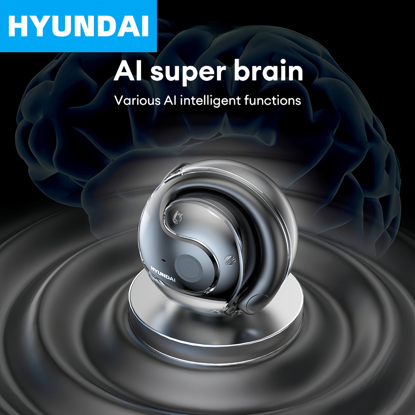 HYUNDAI HY-T26PRO AI Translation Earbuds – Wireless, Noise-Cancelling, Type-C Charging