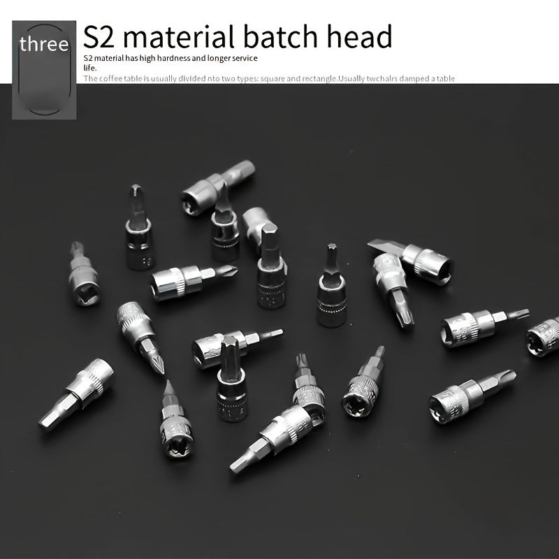 46pcs Ratchet & Repair Tool Set with Torque Wrench