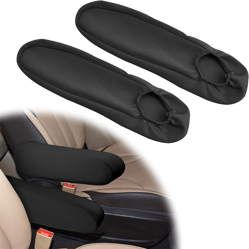 Universal Car Armrest Covers – 2-Pack Fabric Protection