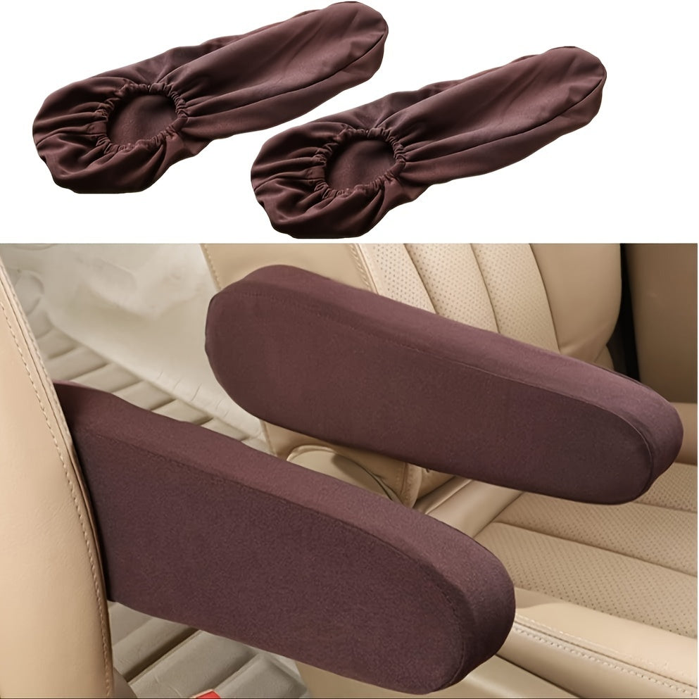 Universal Car Armrest Covers – 2-Pack Fabric Protection